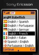 argIM Babelfish Translator 