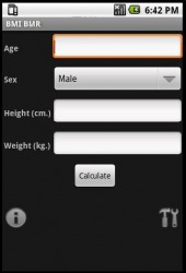 BMI BMR Calculator