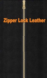 Zipper Lock Leather