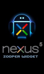 Nexus 5 Zooper Widget