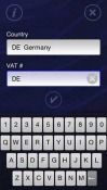 VAT Validator Touch Symbian Mobile Phone Application