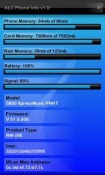 ALC Phone Info Nokia T7 Application