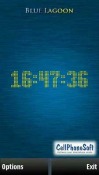 Blue Lagoon Clock Nokia C5-04 Application