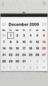 Wall Calendar Touch Sony Ericsson Vivaz Application