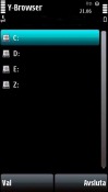 Y-Browser Nokia X6 (2009) Application