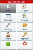 Expense Manager HTC Touch Viva Application