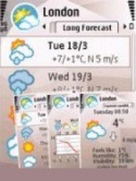 Foreca Weather Sony Ericsson W902 Application