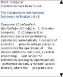 Q-Dictionary Java Mobile Phone Application