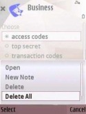 Secure Notes Samsung T469 Gravity 2 Application