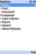 My Notes Advaced Mobile Notepad Nokia 7370 Application