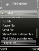Ultimate File Explorer Samsung i740 Application