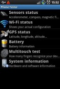 Phone Tester Motorola MILESTONE Application