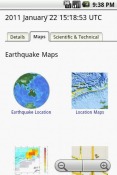 Earthquake Viewer Android Mobile Phone Application