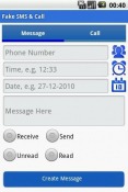Fake SMS &amp; Call Trial Version Archos Saphir 50X Application