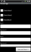 Fill and Sign PDF Forms Android Mobile Phone Application