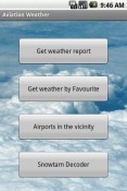 Aviation Weather with Decoder Motorola Edge Application