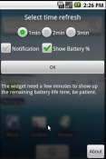 Battery Diff Widget Huawei P50 Pocket Application