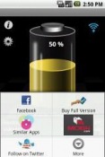 Battery Power Android Mobile Phone Application