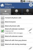 Call Blocker Sony Ericsson Xperia active Application