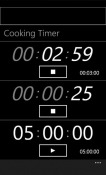 Cooking Timer Windows Mobile Phone Application