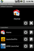Launcher Switcher HTC One V Application