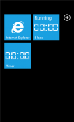 Stopwatch Nokia Lumia 925 Application