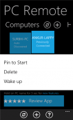 PC Remote Samsung Ativ Odyssey I930 Application