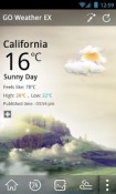 GO Weather Forecast &amp; Widgets Micromax Canvas Infinity Pro Application