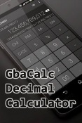 Gbacalc Decimal Calculator Android Mobile Phone Application