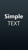 Simple Text HTC Legend Application