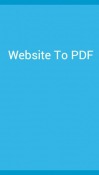 Website To PDF Android Mobile Phone Application