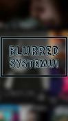 Blurred System UI Android Mobile Phone Application