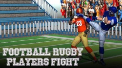 Football Rugby Players Fight