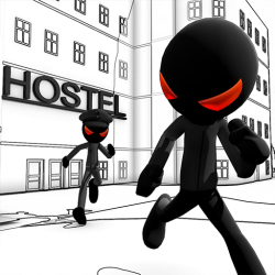 Stickman Dorm Exploration Escape Game 3D