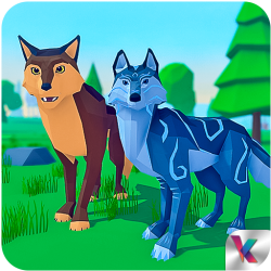 Wolf Simulator Fantasy Jungle