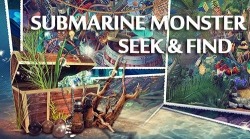 Hidden Objects: Submarine Monster. Seek And Find