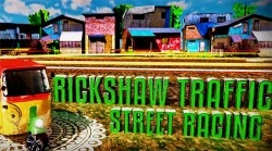 Tuk Tuk Drive Traffic Simulator 3D. Rickshaw Traffic Street Racing