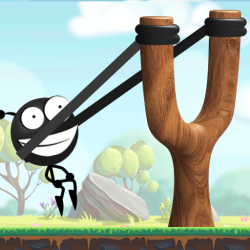 Stickman: Knockdown. Slingshot King