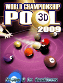 World Championship Pool 2009 3D Sony Ericsson G700 Business Edition Game