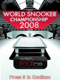 World Snooker Championship 2008 3D Micromax X600 Game