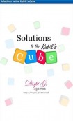 Solutions to the Rubik&#039;s Cube Android Mobile Phone Game