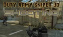 Duty Army Sniper 3d: Shooting Samsung Fascinate Game