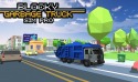 Blocky Garbage Truck Sim Pro QMobile NOIR A8 Game
