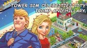 Tower Sim: Celebrities City. Trump And Hillary Android Mobile Phone Game