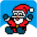 Santa Pixel Christmas Games Mobilink Jazz Xplore JS700 Game