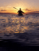 Man In Boat Motorola Z6c Screensaver