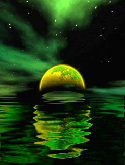 Yellow Moonlight LG KE800 Screensaver