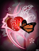 Butterfly Love QMobile E800 ICON Screensaver
