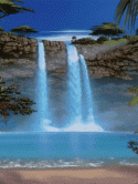 Waterfall LG Optimus L3 E400 Screensaver