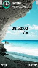 Tropical Beach Clock